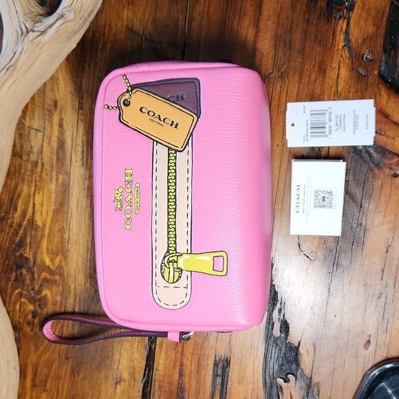 Coach - CH731 - Dempsey Boxy Cosmetic Case 20 with Troupe L'Oeil Print - Picture 3 of 7